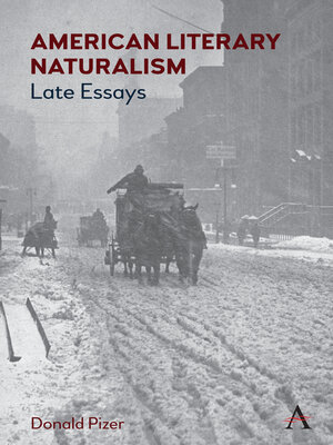 cover image of American Literary Naturalism